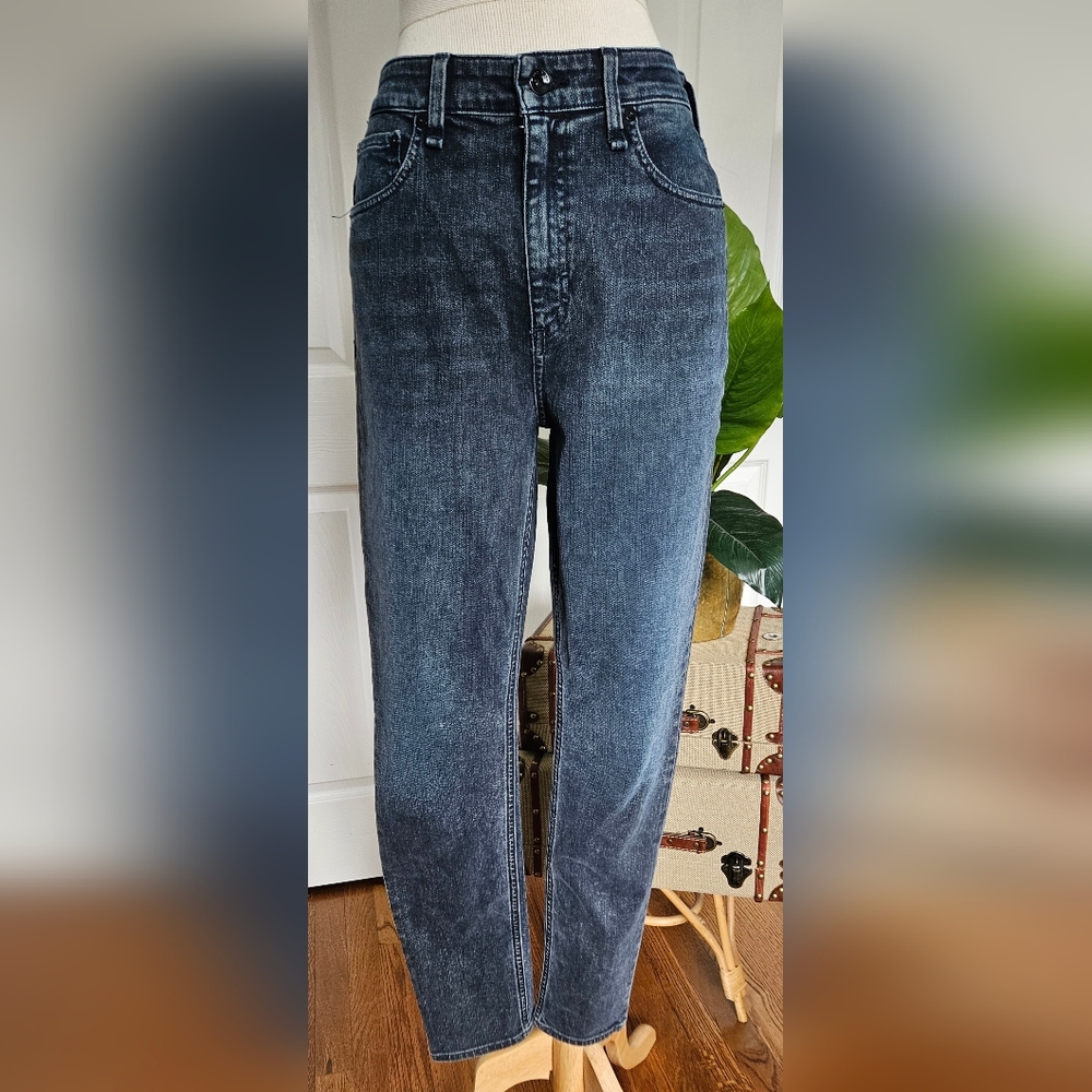 RAG & BONE Nina High-Rise Indigo Color, 98% Cotton Size 29 Skinny!